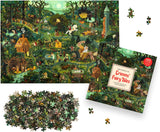 The World of Grimms' Fairy Tales a 1000-Piece Jigsaw Puzzle: By Adam Simpson & Gisli Sigurosson
