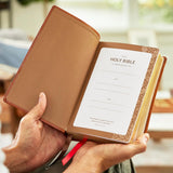 RSV Personal Size Bible with Cross References, Brown Leathersoft, (Sovereign Collection) by Thomas Nelson