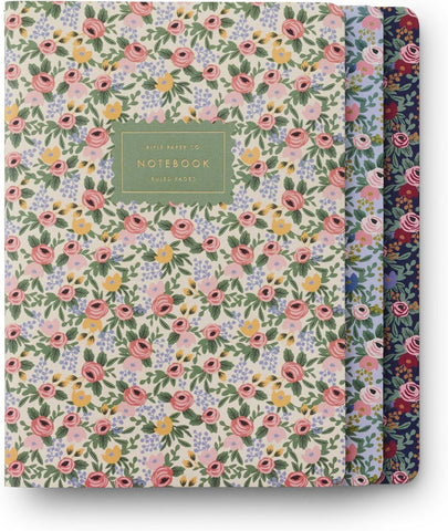 Assorted Set of 3 Rosa Notebooks