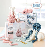Super Simple Finger Knitting Kit Jiggle the Jellyfish: Everything You Need Is Included: Chunky Yarn, Fiberfill, Instruction Booklet