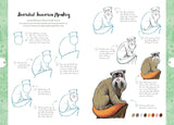 Cute Animals: Draw Over 50 Adorable Animals in 10 Easy Steps (10 Step Drawing) by Justine Lecouffe