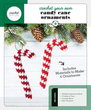 Crochet Your Own Candy Cane Ornaments: Includes: 32-Page Instruction Book, 3 Colors of Yarn, Crochet Hook, Pipe Cleaners (Includes Materials to Make 4)