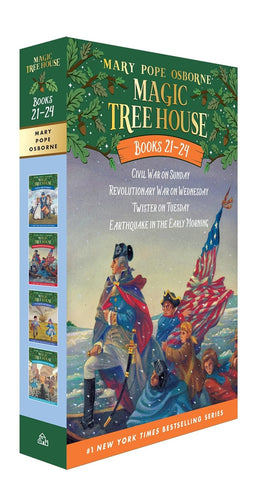 Magic Tree House Set (Books #21-24) American History Quartet by Mary Pope Osborne