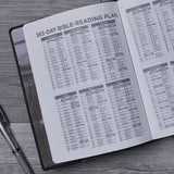 The Prayer Bible: Pray God's Word Cover to Cover (NKJV, Brown Leathersoft, Red Letter, Comfort Print)