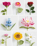 Crochet a Flower Bouquet: 35 Crochet Patterns for Handmade Flowers and Foliage by Li Li