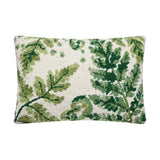 Green Ferns Hook Pillow - Sally Eckman Roberts