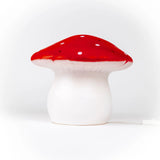 Large Red Mushroom Lamp w/ Plug