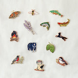 Brown Trout Enamel Pin