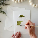 Warm + Cozy Paintable Notecard by Emily Lex
