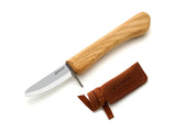 Small Whittling Knife for Children with Leather Sheath