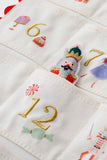 Nutcracker Embroidered Hanging Advent Calendar
