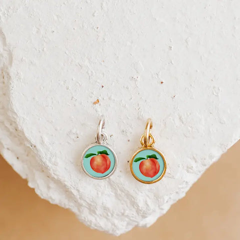 Peachy Pendant Necklace Charm