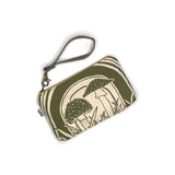 Midi Wristlet - Mushroom // Clutch - Olive