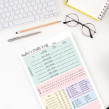 Baby & Newborn Daily Care Log: 50-Page Notepad