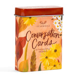 Cozy Conversation Starters - Deck of Cards + Storage Tin