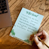To Be Read Book Tracker 6x8 Notepad