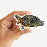Painted Turtle Vinyl Sticker