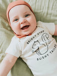 Bright Eyed Bushy Tailed Baby Onesie