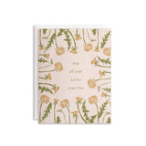 Birthday Dandelions Card - May All Your Wishes Come True