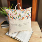 Garden, Cicero, Reading Pillow, Autumn Floral
