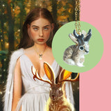 Jackalope Necklace