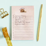 I'll Get To It Snail Notepad