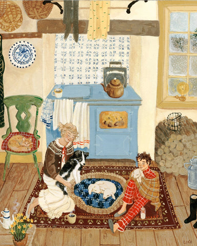 First of the Lambs Art Print by Loré Pemberton