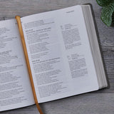 The Prayer Bible: Pray God's Word Cover to Cover (NKJV, Brown Leathersoft, Red Letter, Comfort Print)