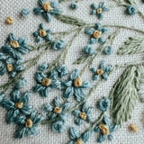 Cosmos & Forget-Me-Nots Embroidery Kit