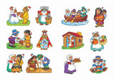 Little Thanksgiving Stickers (Dover Little Activity Books: Holidays & Celebrations) by Anna Pomaska