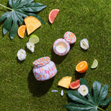 Pineapple Flower Pattern Play Petite Candle