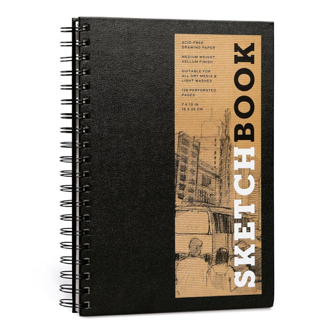 Sketchbook (Basic Medium 7x10 Spiral Black)