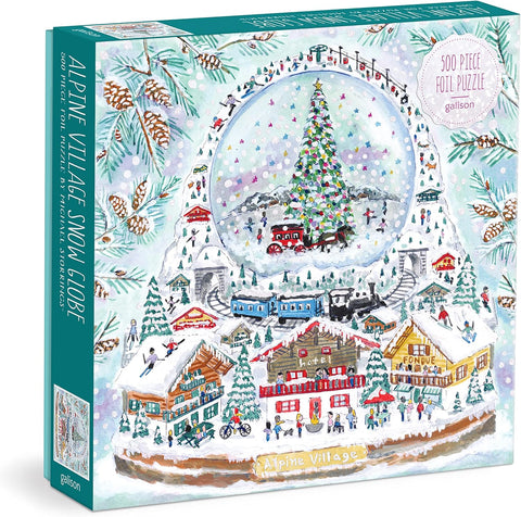 Michael Storrings Alpine Village Snowglobe (500 Piece Foil Puzzle)