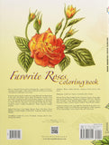 Favorite Roses Coloring Book (Dover Flower Coloring Books)