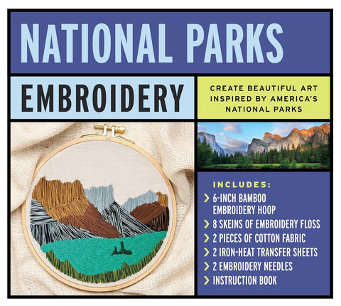 National Parks Embroidery Kit: Create Beautiful Art Inspired by America's National Parks