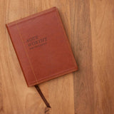 Noteworthy New Testament: Read and Journal Through the New Testament in a Year (NKJV, Brown Leathersoft, Comfort Print)