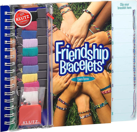 Klutz Friendship Bracelets [With 10 Skeins Floss, Beads, Plastic Klutz Clip]