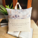 Cup of Tea, C.S. Lewis, Reading Pillow, Postcard Ephemera