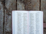 NIV, Pocket Thinline Bible, Leathersoft, Pink, Snap Closure, Red Letter, Comfort Print by Zondervan