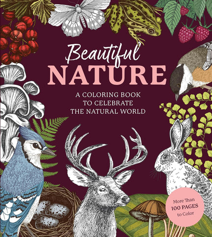 Beautiful Nature Coloring Book: A Coloring Book to Celebrate the Natural World