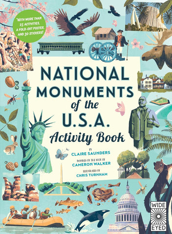 National Monuments of the USA Activity Book: With More Than 25 Activities, a Fold-Out Poster, and 30 Stickers! (Americana)