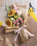 Crochet a Flower Bouquet: 35 Crochet Patterns for Handmade Flowers and Foliage by Li Li