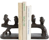 Bird on Branch Bookends, Set of 2