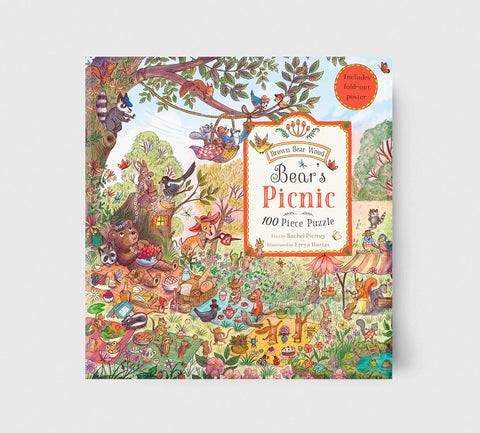 Bear's Picnic Puzzle: A Magical Woodland (Brown Bear Wood) (100 Piece Puzzle)