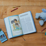 ICB, Precious Moments Bible, Leathersoft, Blue: International Children's Bible