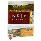 NKJV Study Bible, Hardcover, Full-Color, Red Letter Edition, Comfort Print: The Complete Resource for Studying God's Word