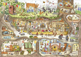 Bunny's Birthday Puzzle: A Magical Woodland 100 Piece Puzzle (Brown Bear Wood) by Rachel Piercey