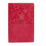 NKJV, Reference Bible, Personal Size, Large Print, Leathersoft, Pink, Red Letter Edition, Comfort Print: Holy Bible, New King James Version