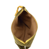Cosmetic Pouch - Waxed Canvas // Large Vegan Zipper Bag (Color Options)