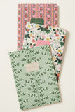 Assorted Set of 3 Dahlia Notebooks